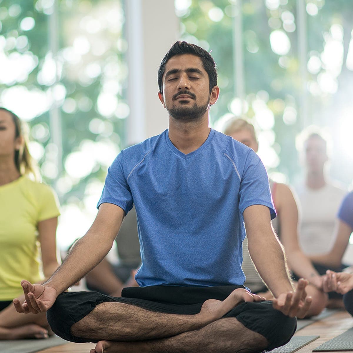 Coping Strategies for NoFap Flatline - A person practicing mindfulness and healthy habits