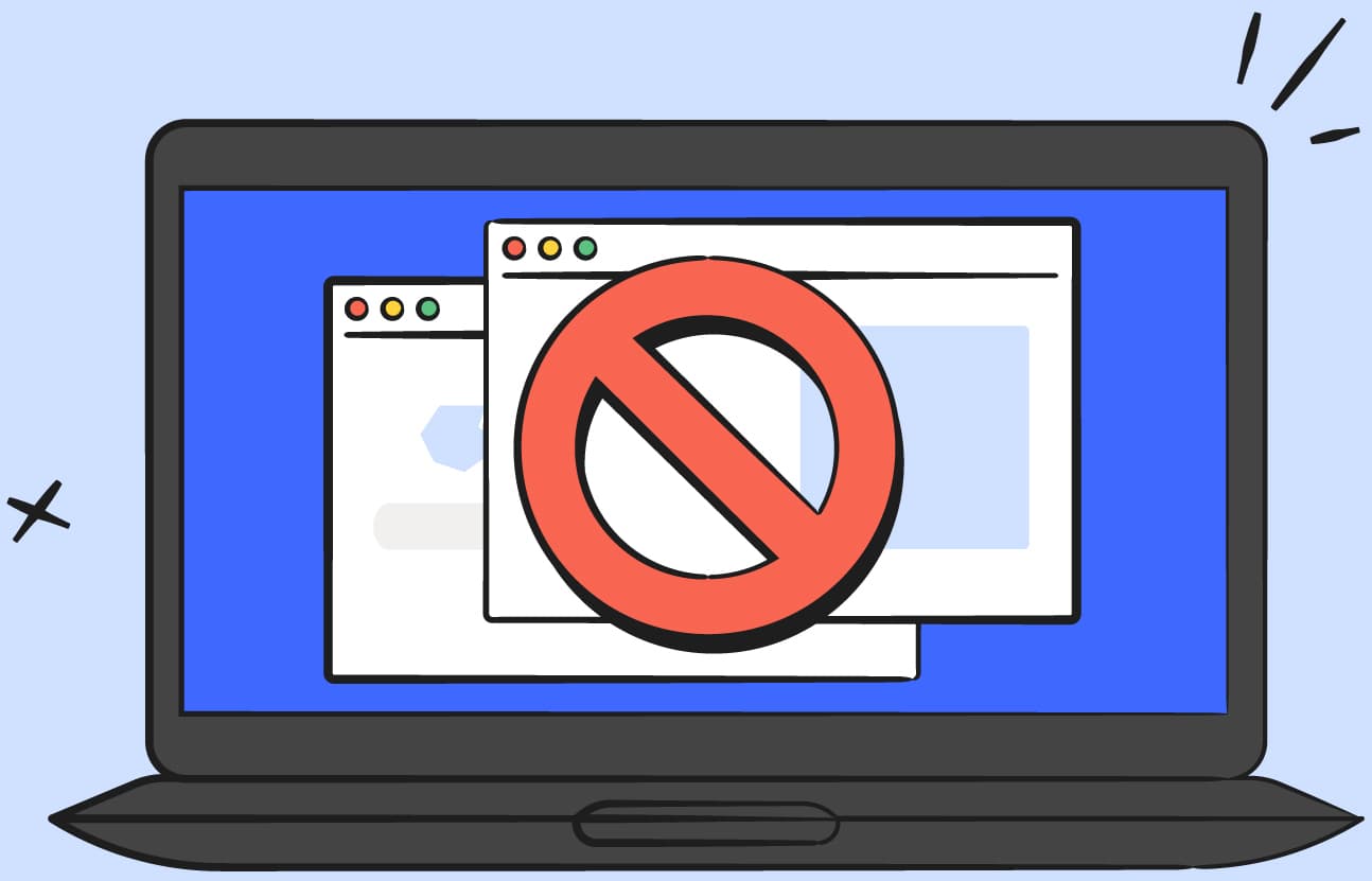 Website Blocker Setup on multiple devices showing blocking distracting websites and enhancing productivity