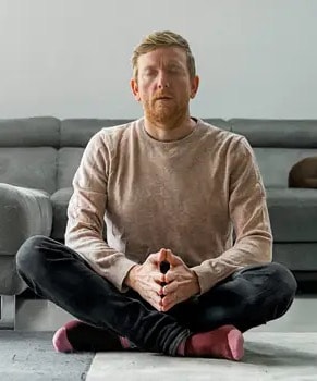 Person practicing mindfulness meditation